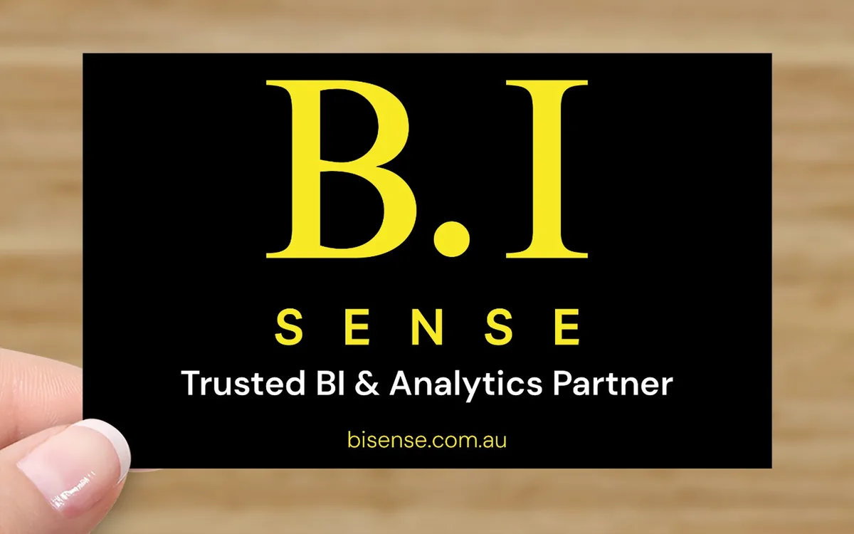 B.I Sense business card case study