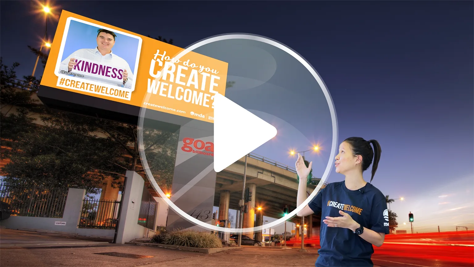#CreateWelcome WelcomeKit promotional design supporting public participation.