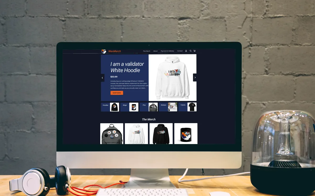 WenMerch - Ethereum merchandise store case study