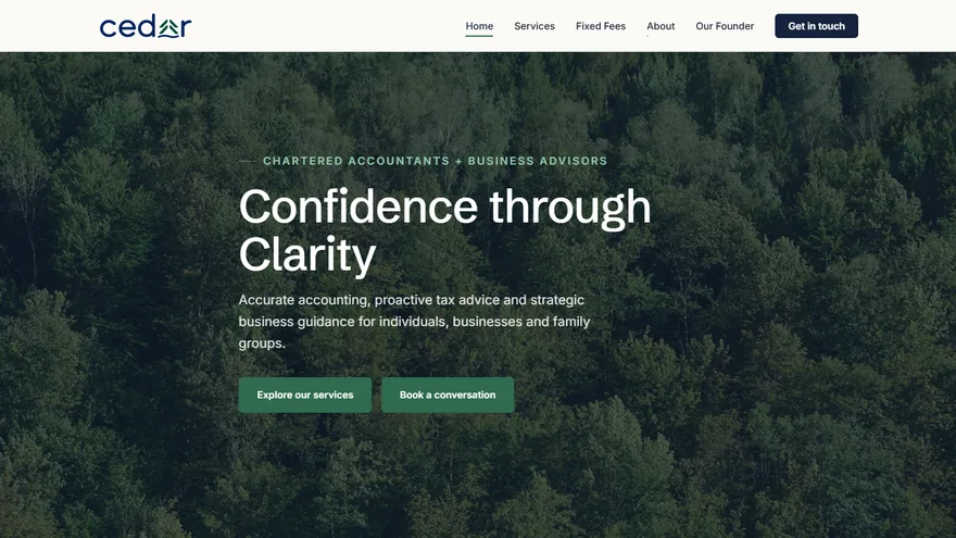 Accounting firm website redesign case study